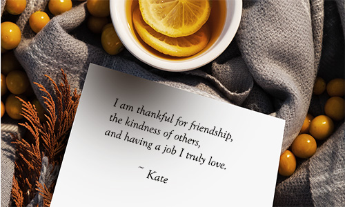 Gratitude Week - Kate Turner