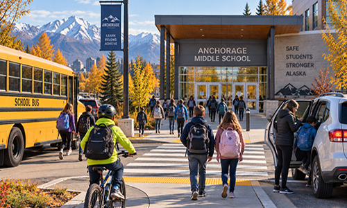 Alaska School Drop-Off Safety